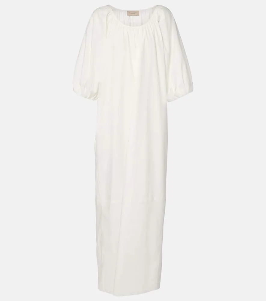 Adriana Degreas Solid cotton maxi dress