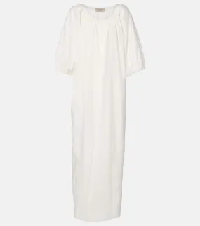 Adriana Degreas Solid cotton maxi dress