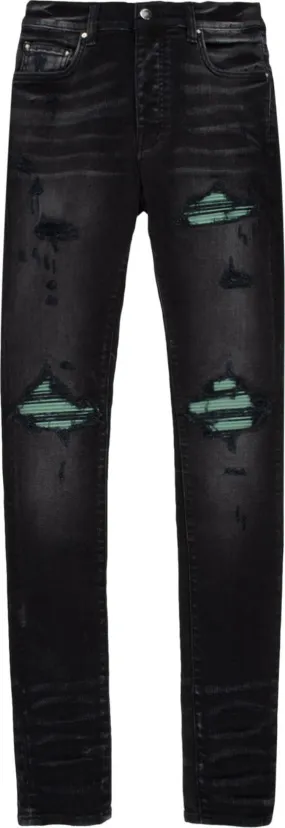 Amiri Ultra Suede MX1 Jean 'Aged Black', black