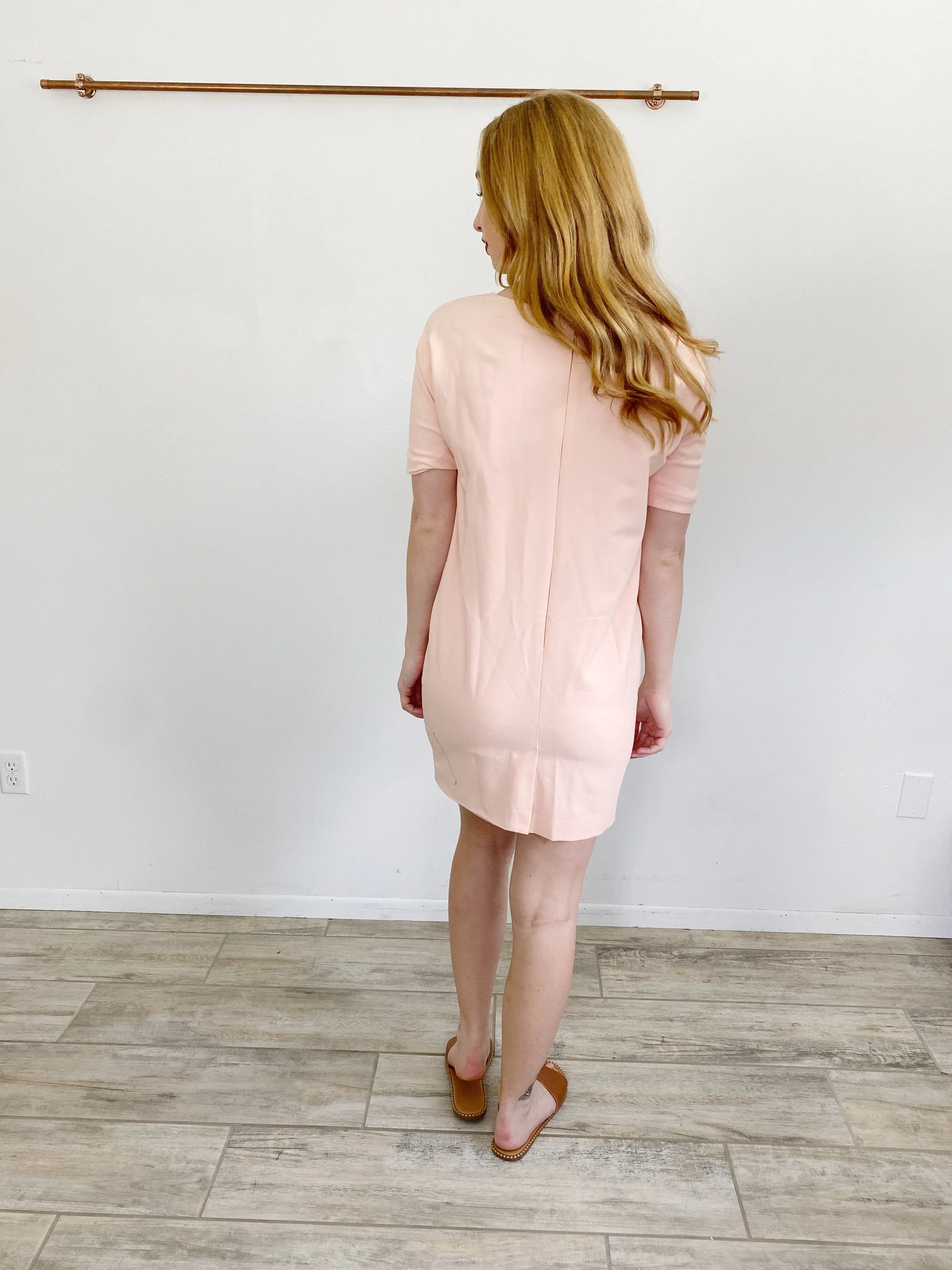 Ava & Aiden Peach Shift Dress  4