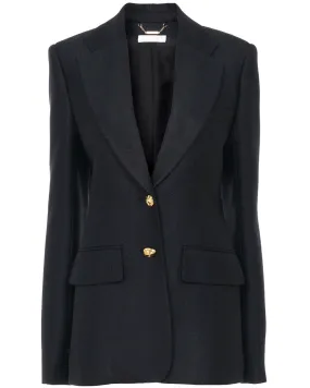 Black Single Breasted Blazer