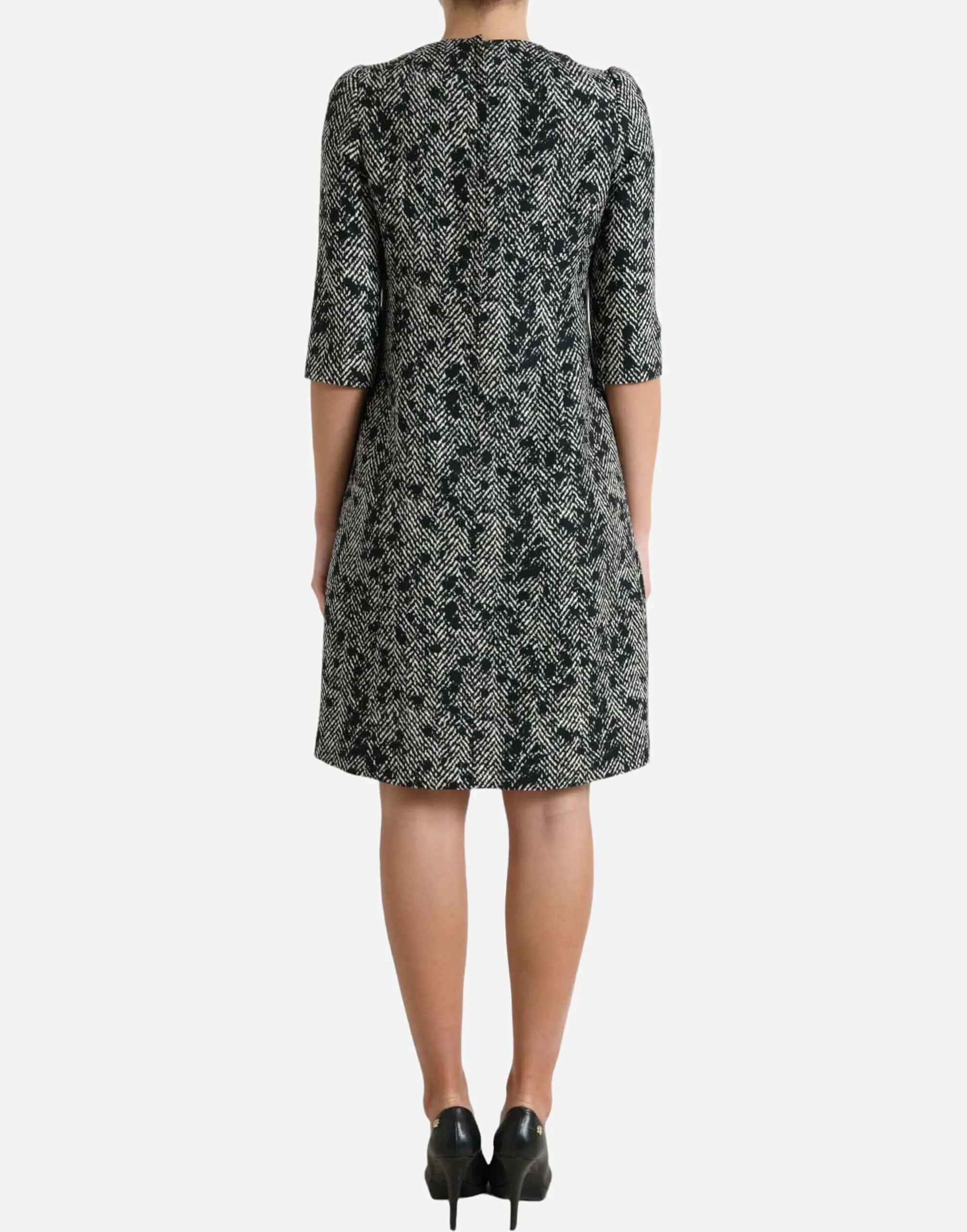 Chevron Shift Mini Dress