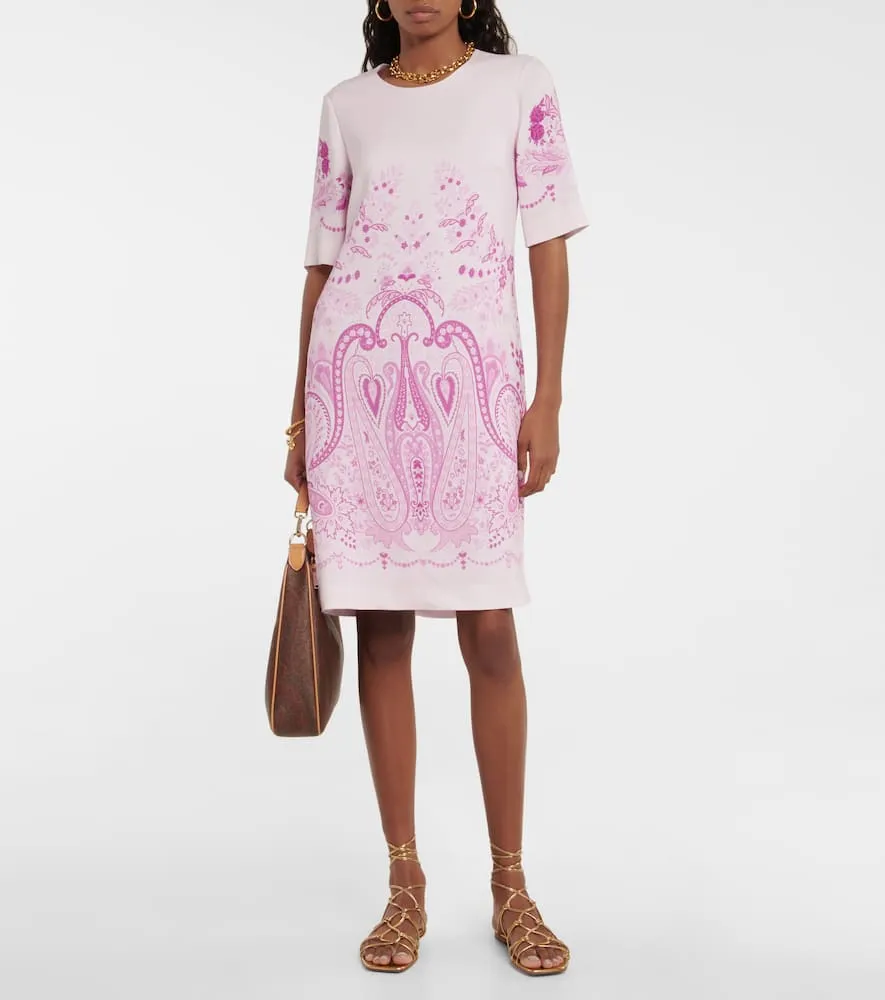 Etro Printed shift minidress