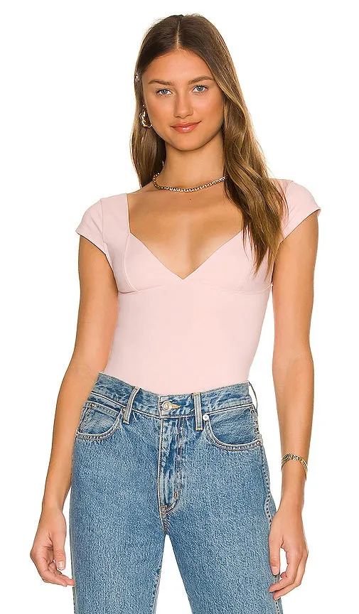 Free People Duo Corset Cami in Blush