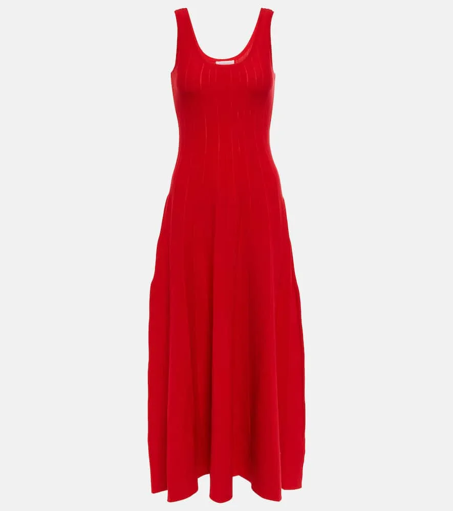 Gabriela Hearst Pleated wool maxi dress
