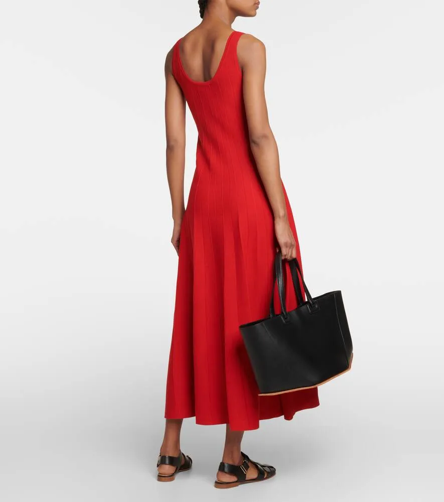 Gabriela Hearst Pleated wool maxi dress