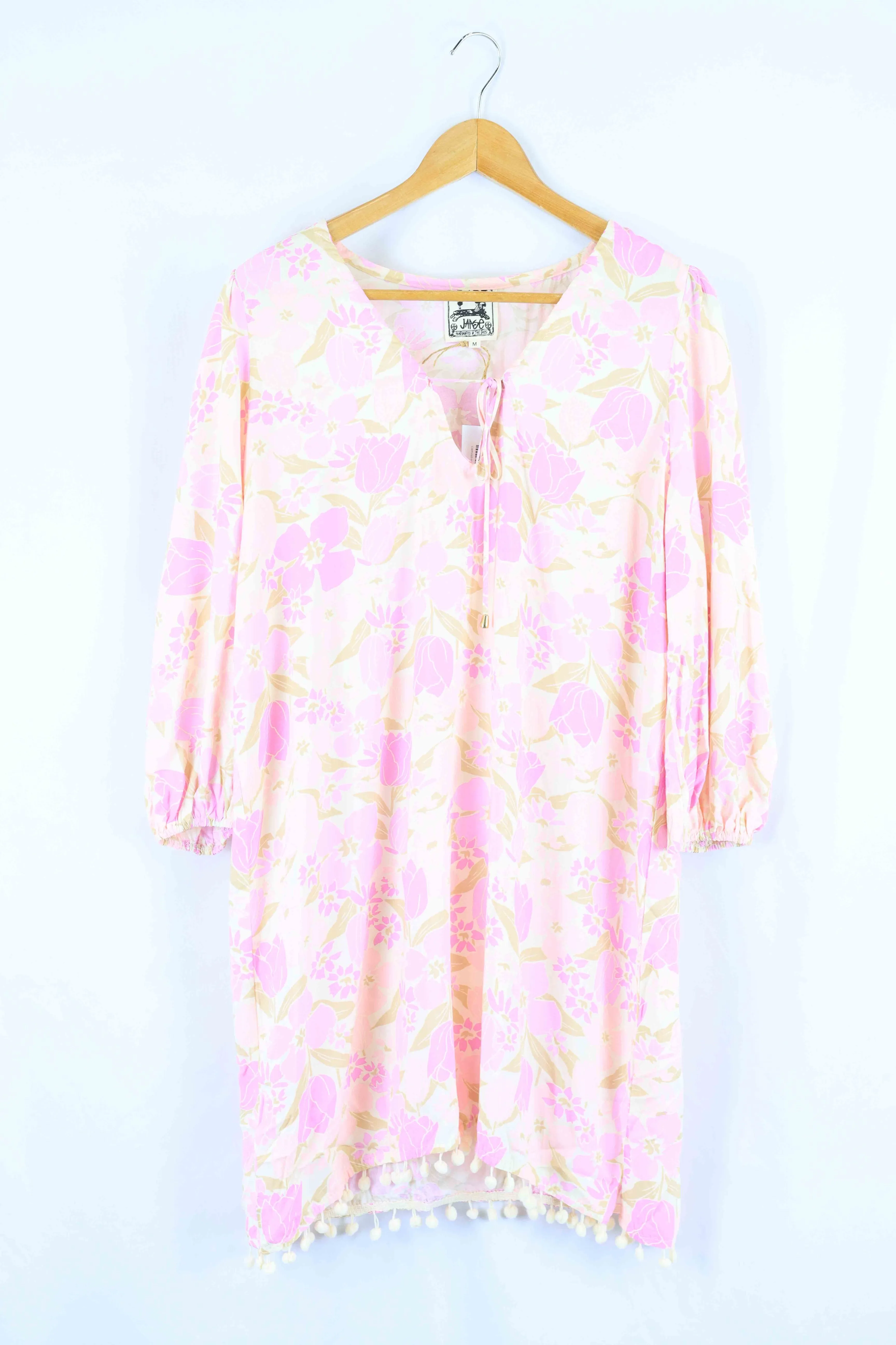 Jaase Floral Pink Dress M