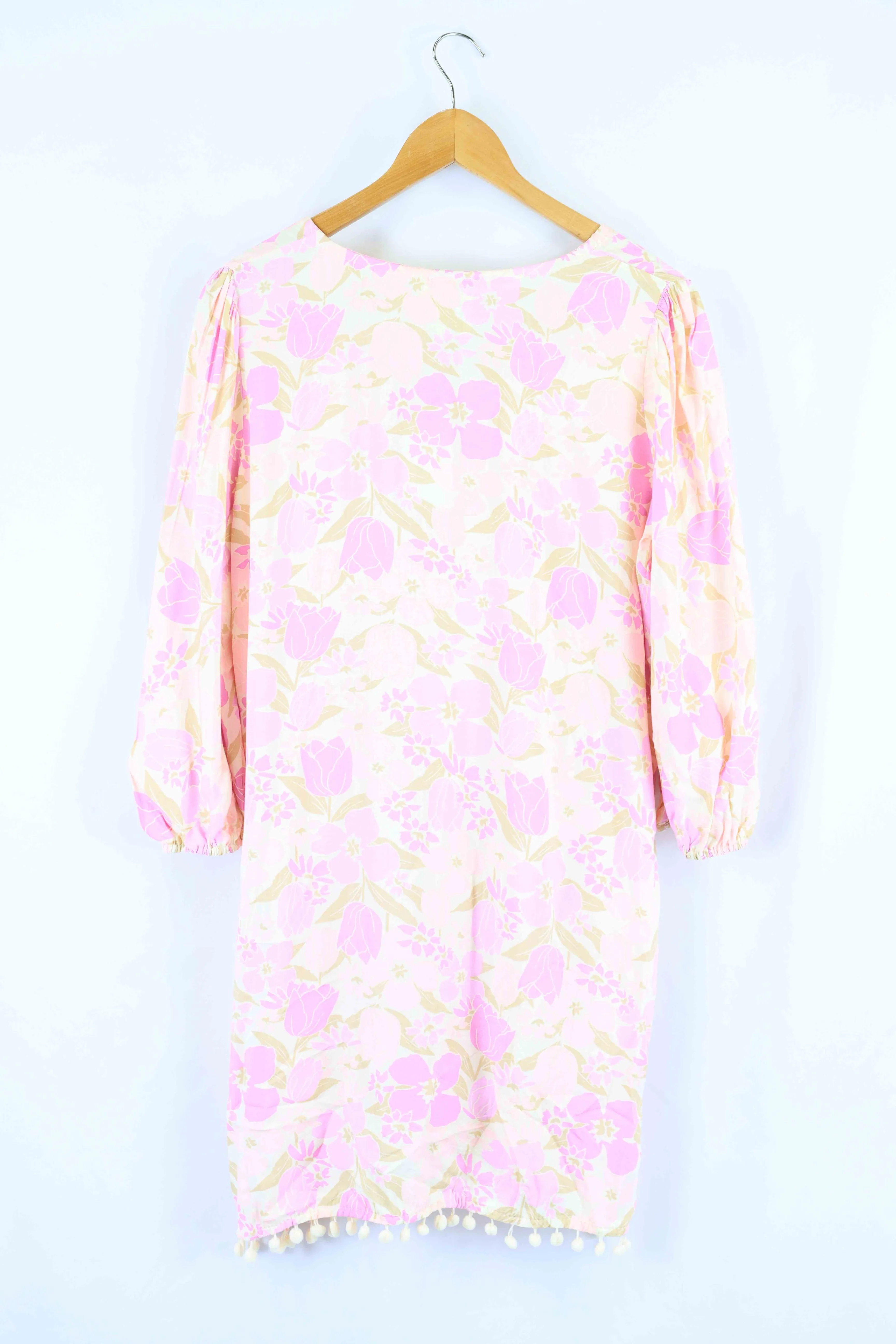 Jaase Floral Pink Dress M