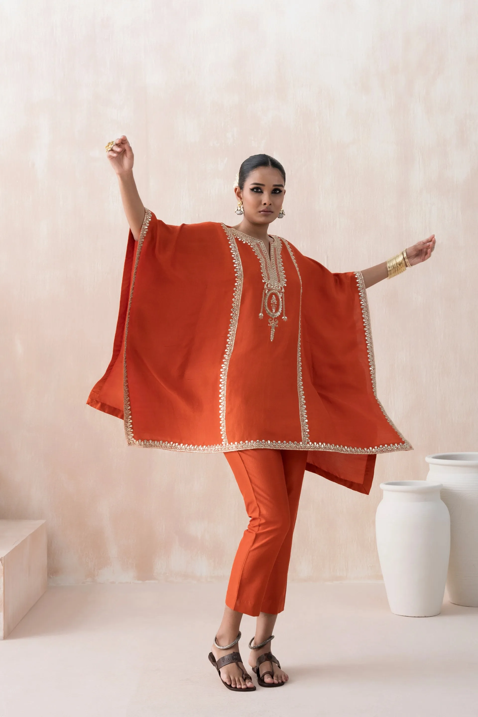 Kaftan with Straight Pants