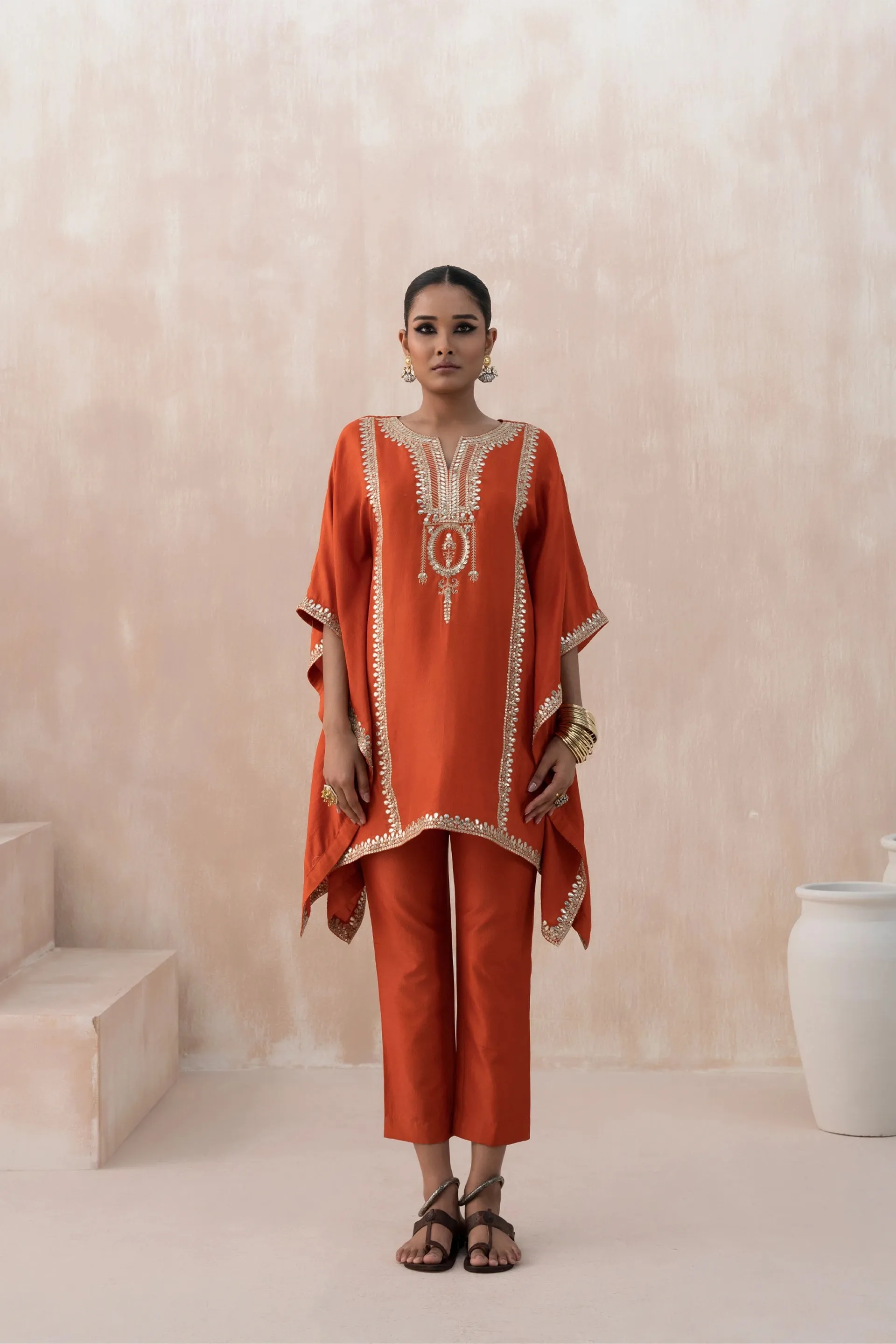 Kaftan with Straight Pants