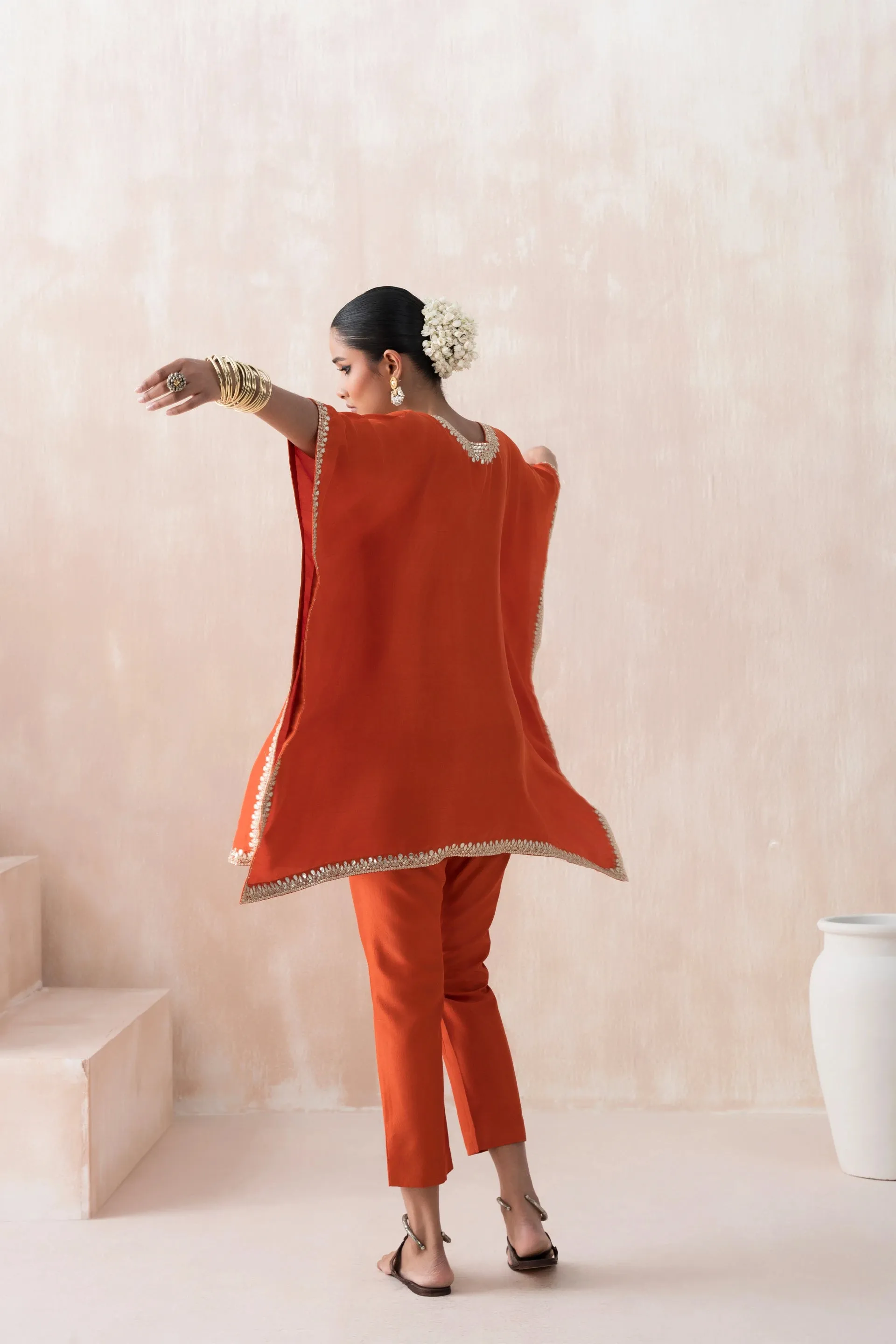 Kaftan with Straight Pants