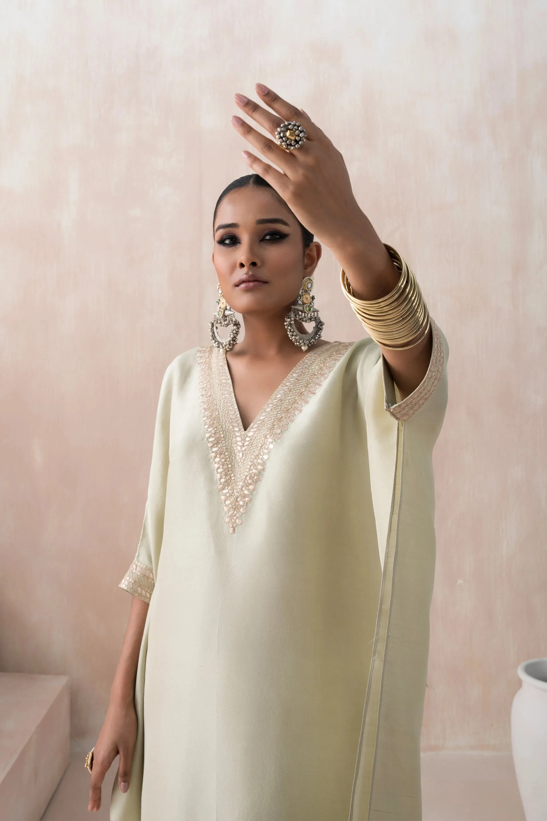 Kaftan with Tulip Pants