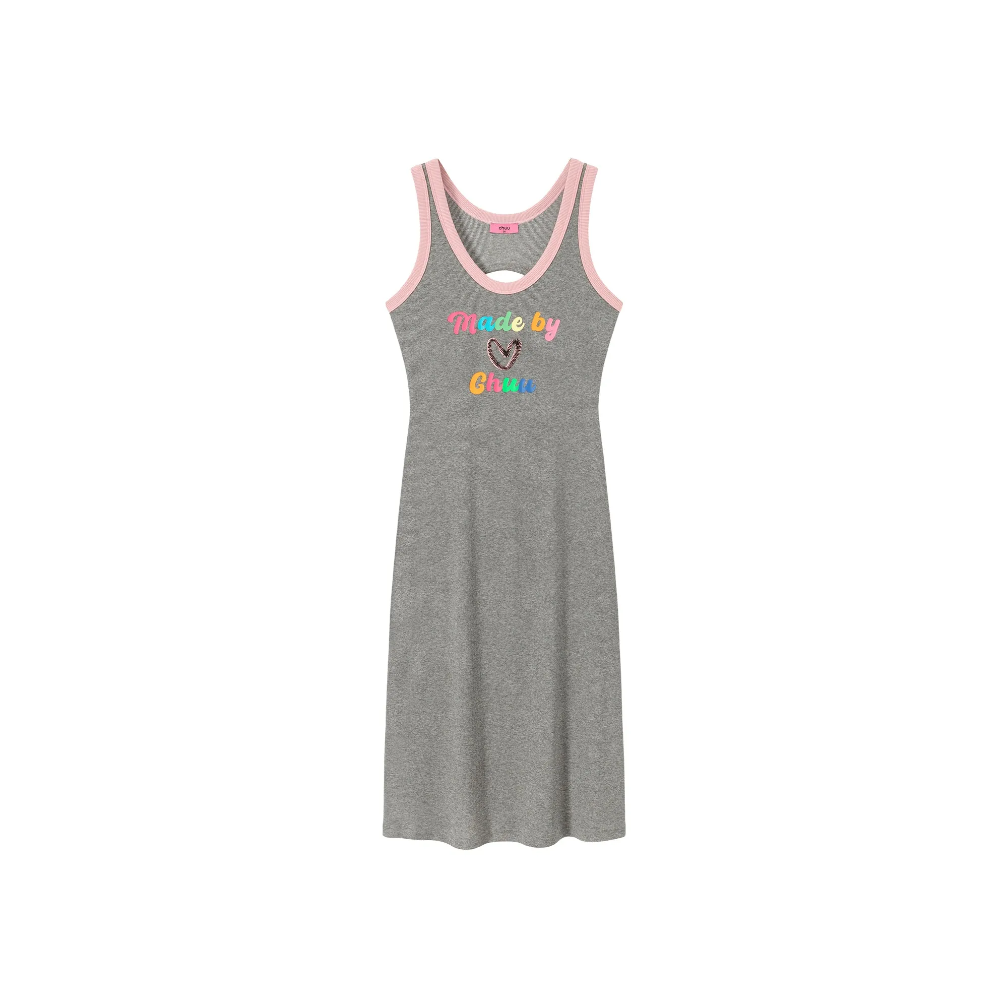 Open Back Sporty Sleeveless Maxi Dress