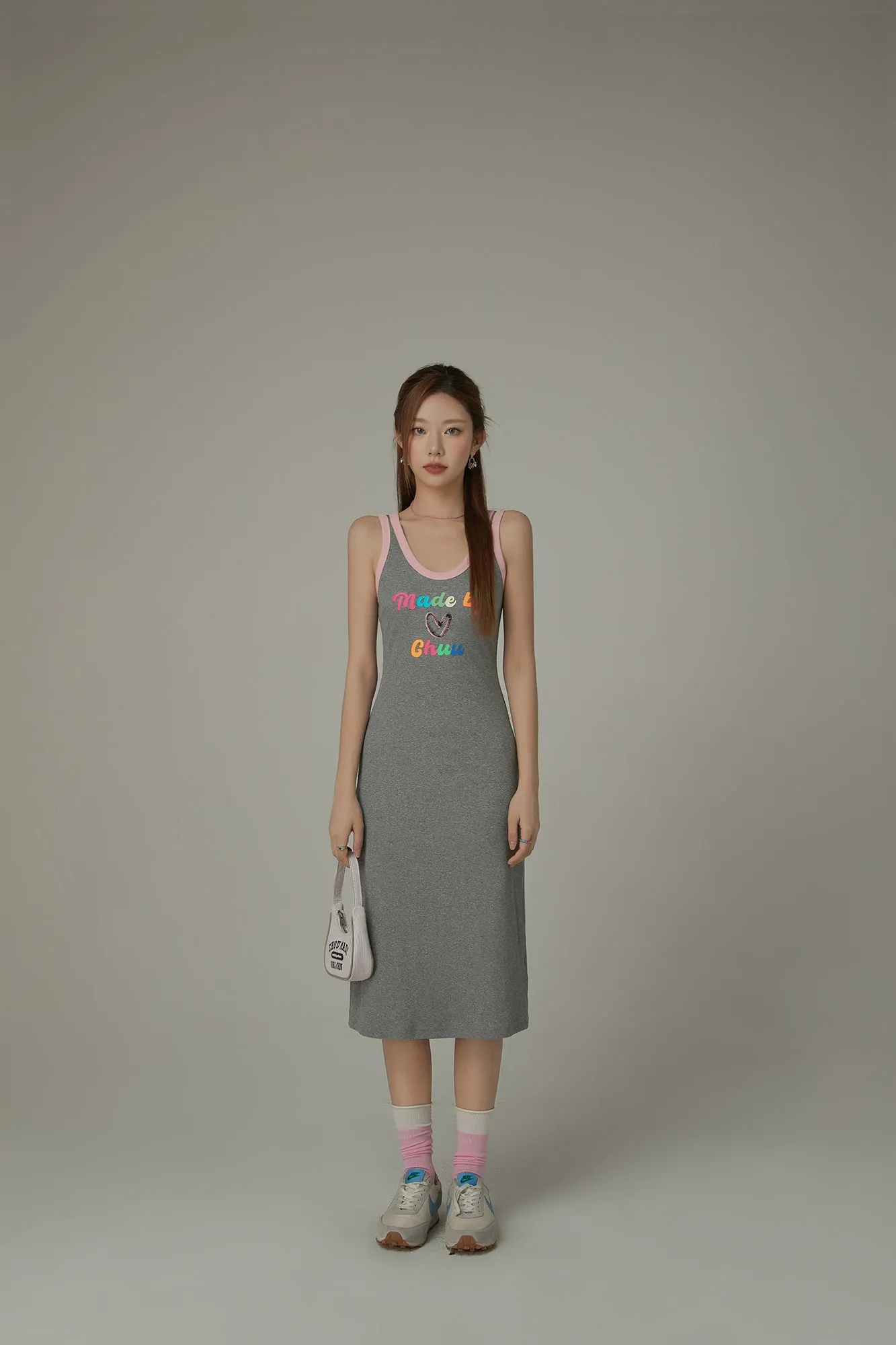 Open Back Sporty Sleeveless Maxi Dress