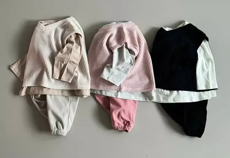Quarter Sleeve Basic Tees - 6 Colors