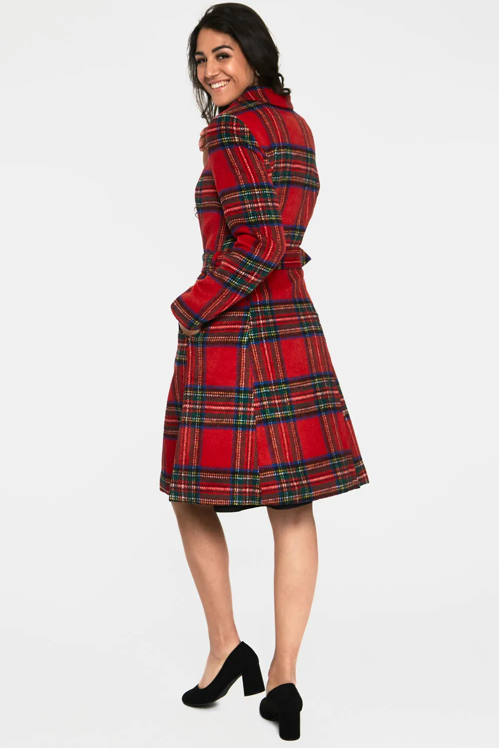 Red Checked Coat