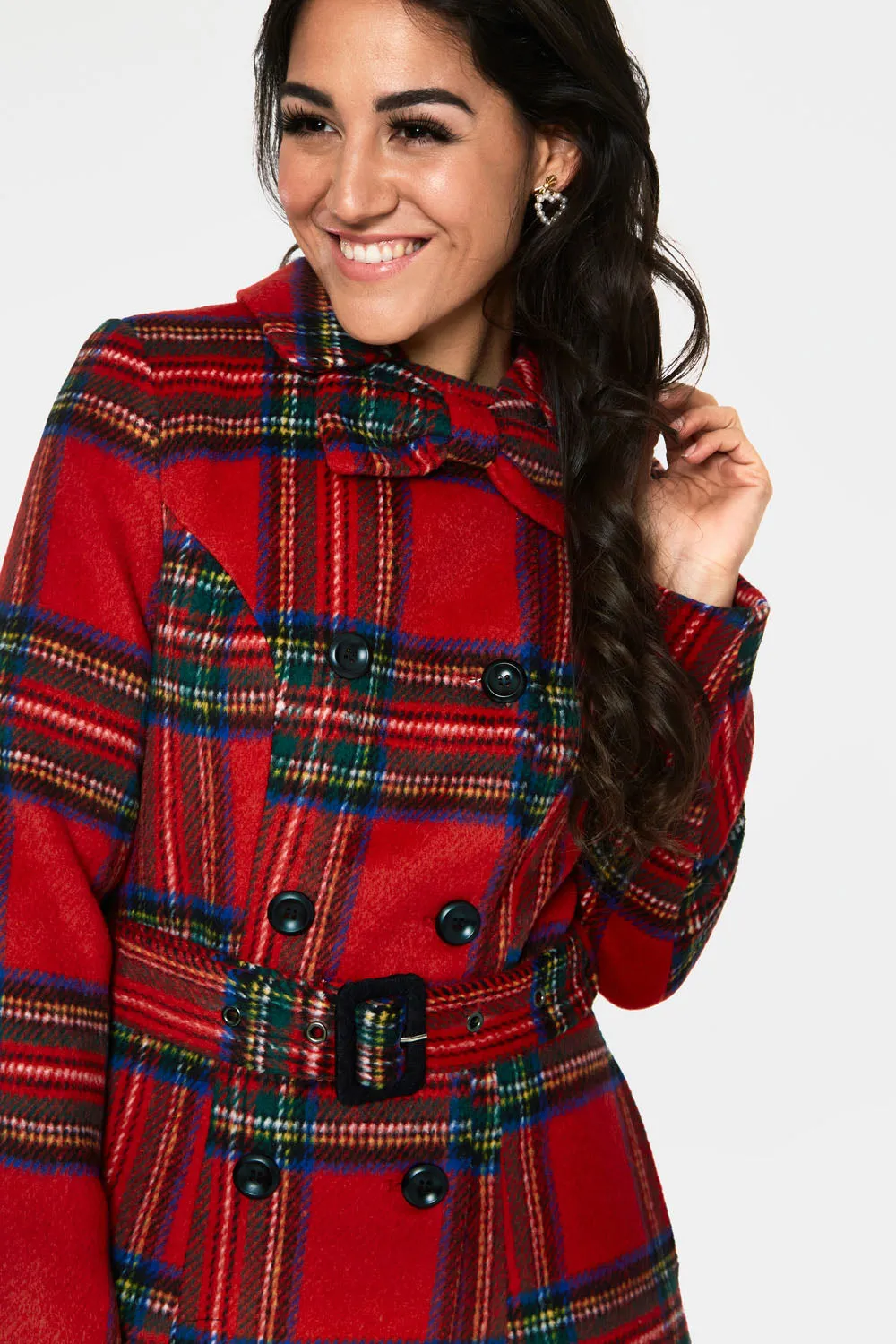 Red Checked Coat
