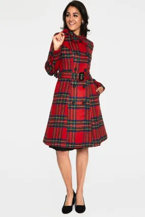 Red Checked Coat