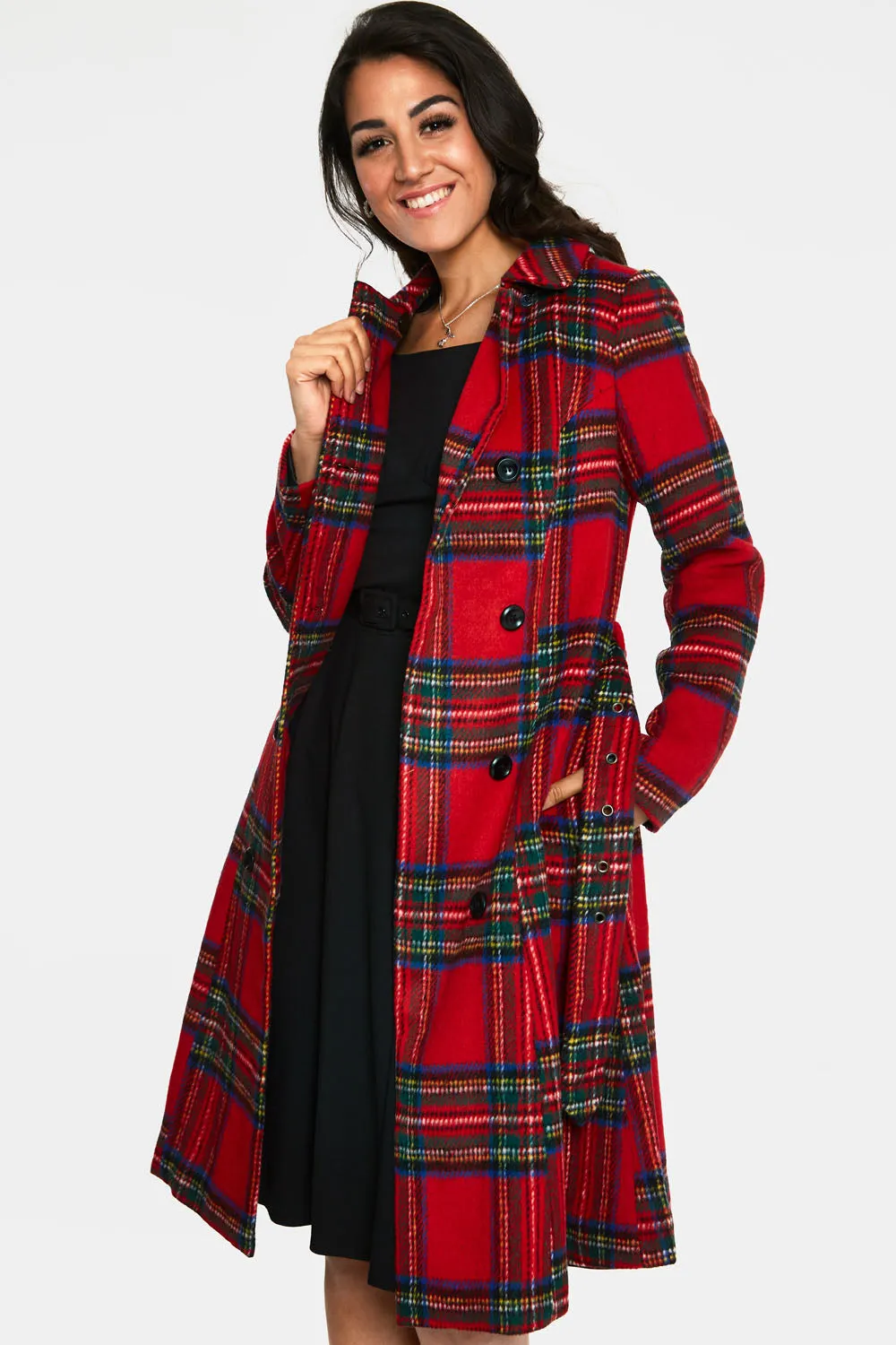 Red Checked Coat