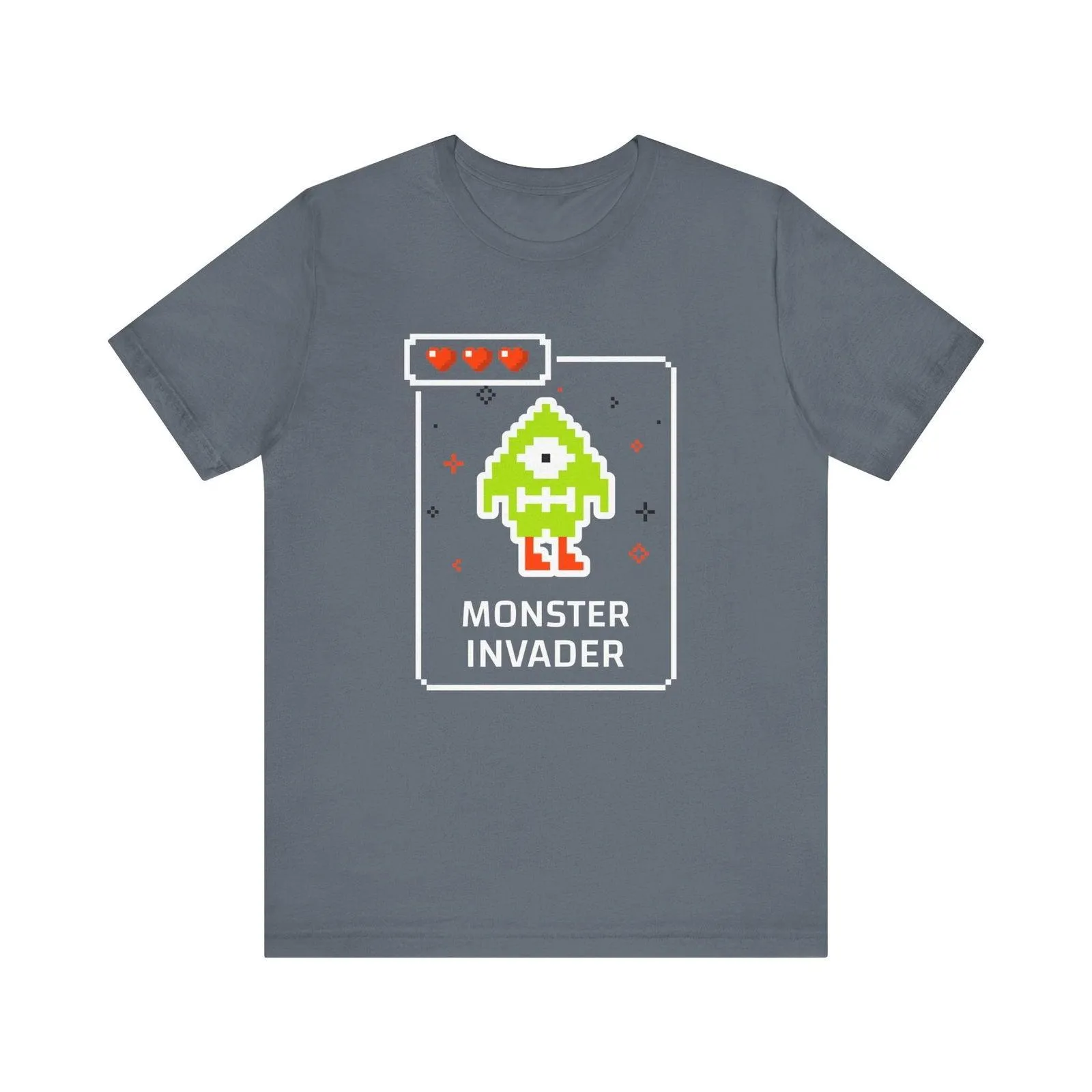 Retro Gaming Monster Invader T Shirt