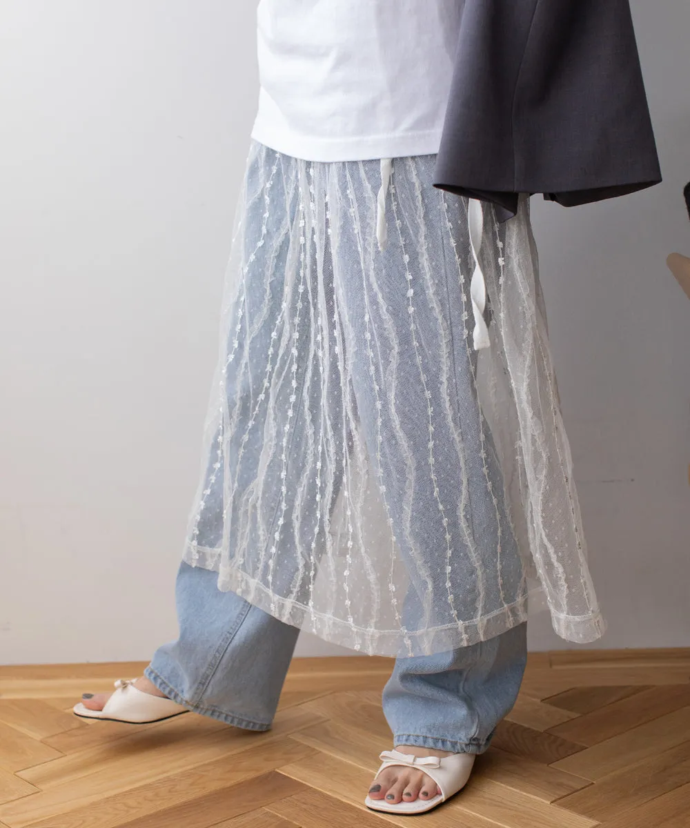 straight denim pants