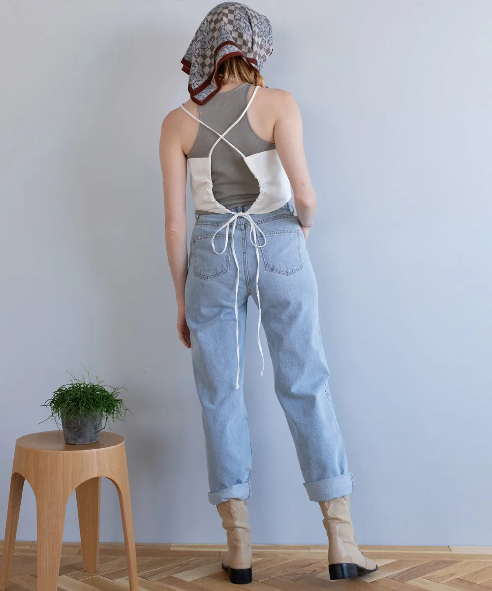 straight denim pants