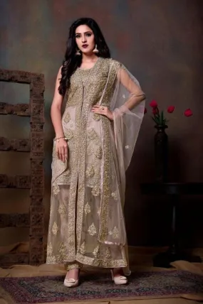 Straight Kameez With Jacket