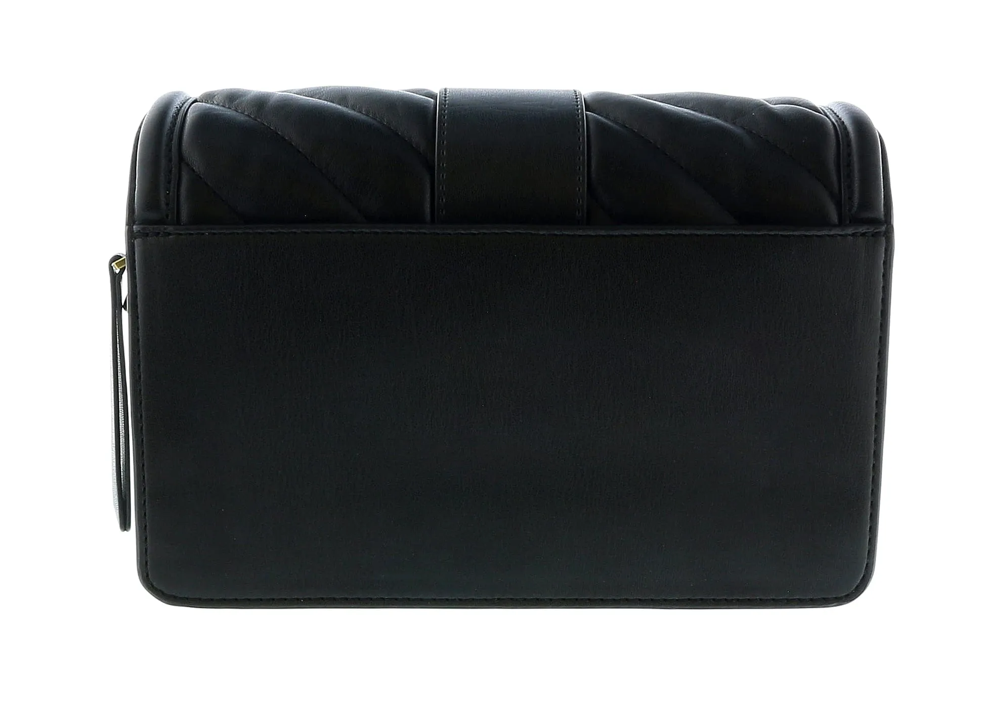 Versace Jeans Couture Black Medium Baroque Buckle Shoulder bag