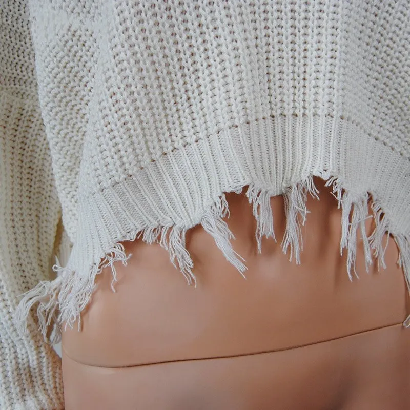 Women's Autumn/Winter Knitted Long Sleeve Sweater