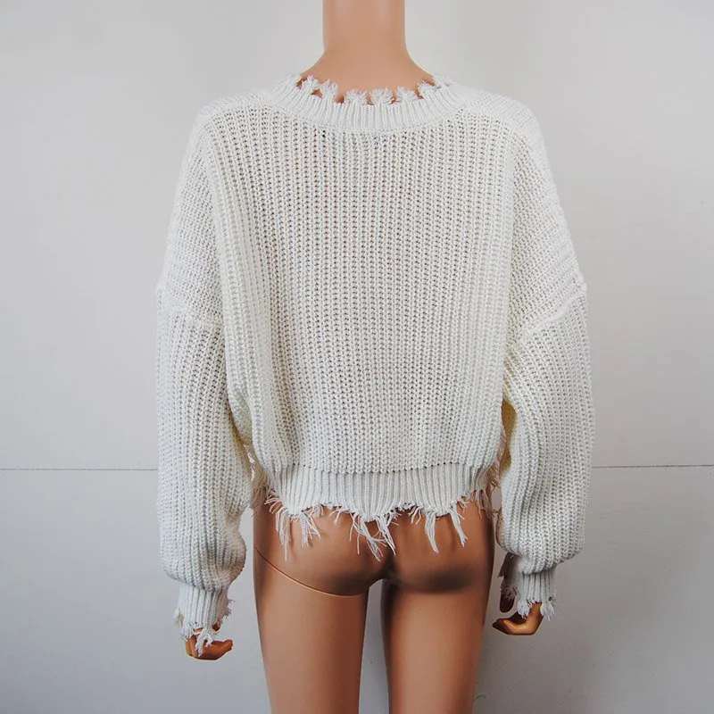 Women's Autumn/Winter Knitted Long Sleeve Sweater