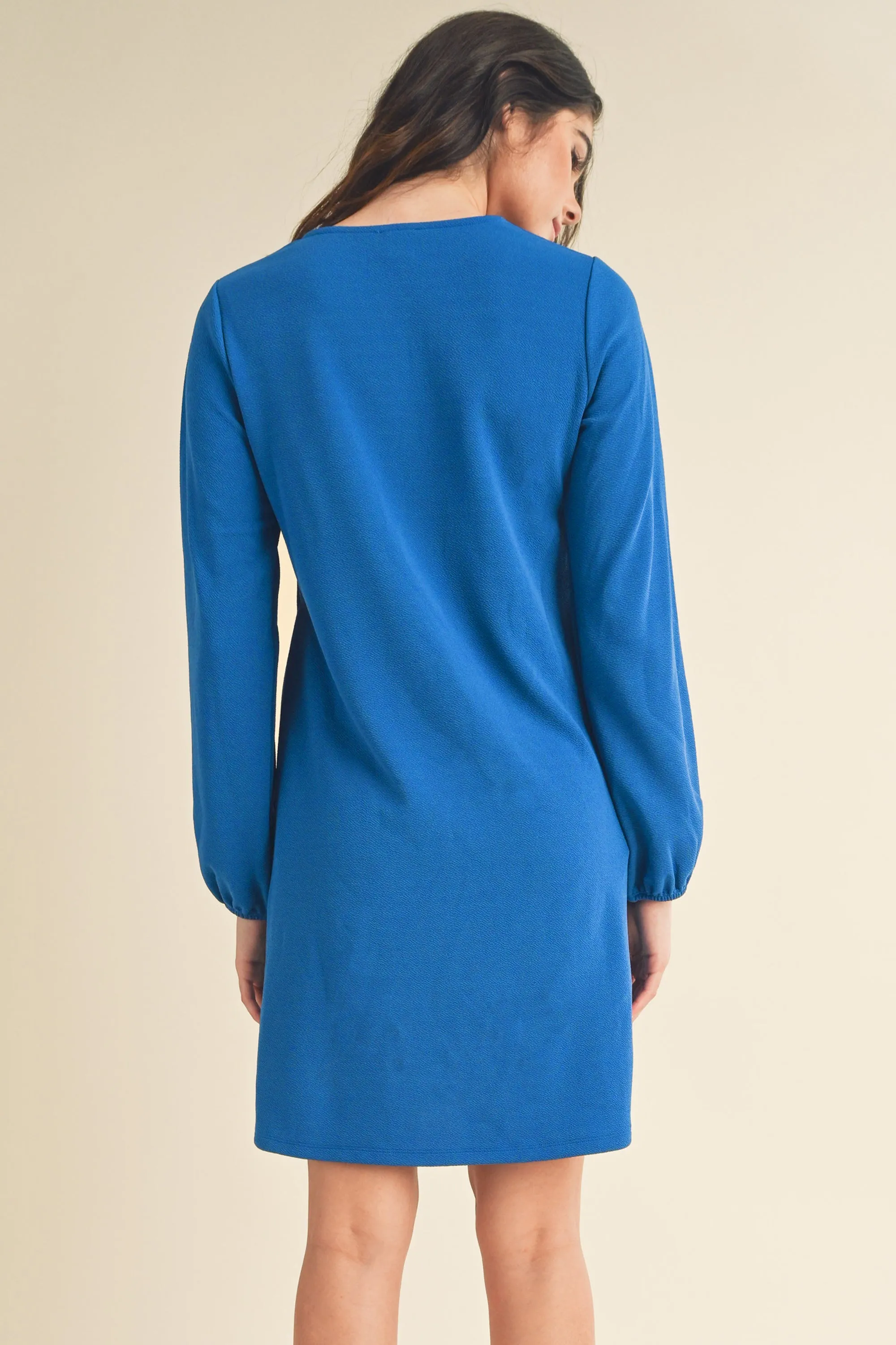 Women's Long Sleeve Shift Dress